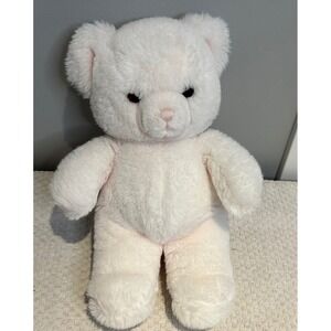 Baby Gund Karitas Tender Teddy Pink 12" HTF 1983 Plush Bear Toy RATTLE Cuddly